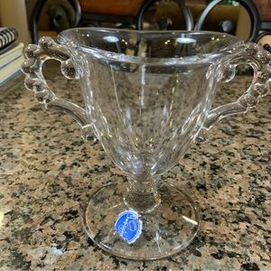 Open Sugar Imperial Glass Candlewick Vintage